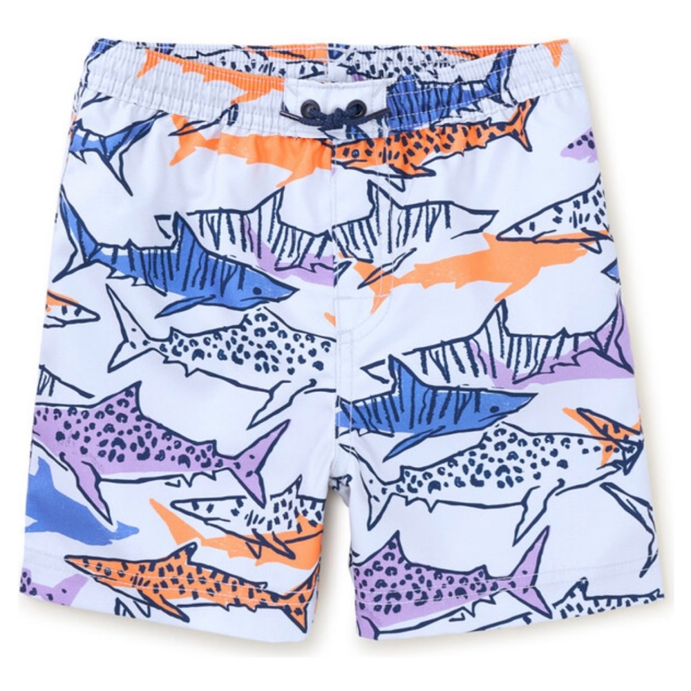 Boys Size 10 Shark Swim Trunks